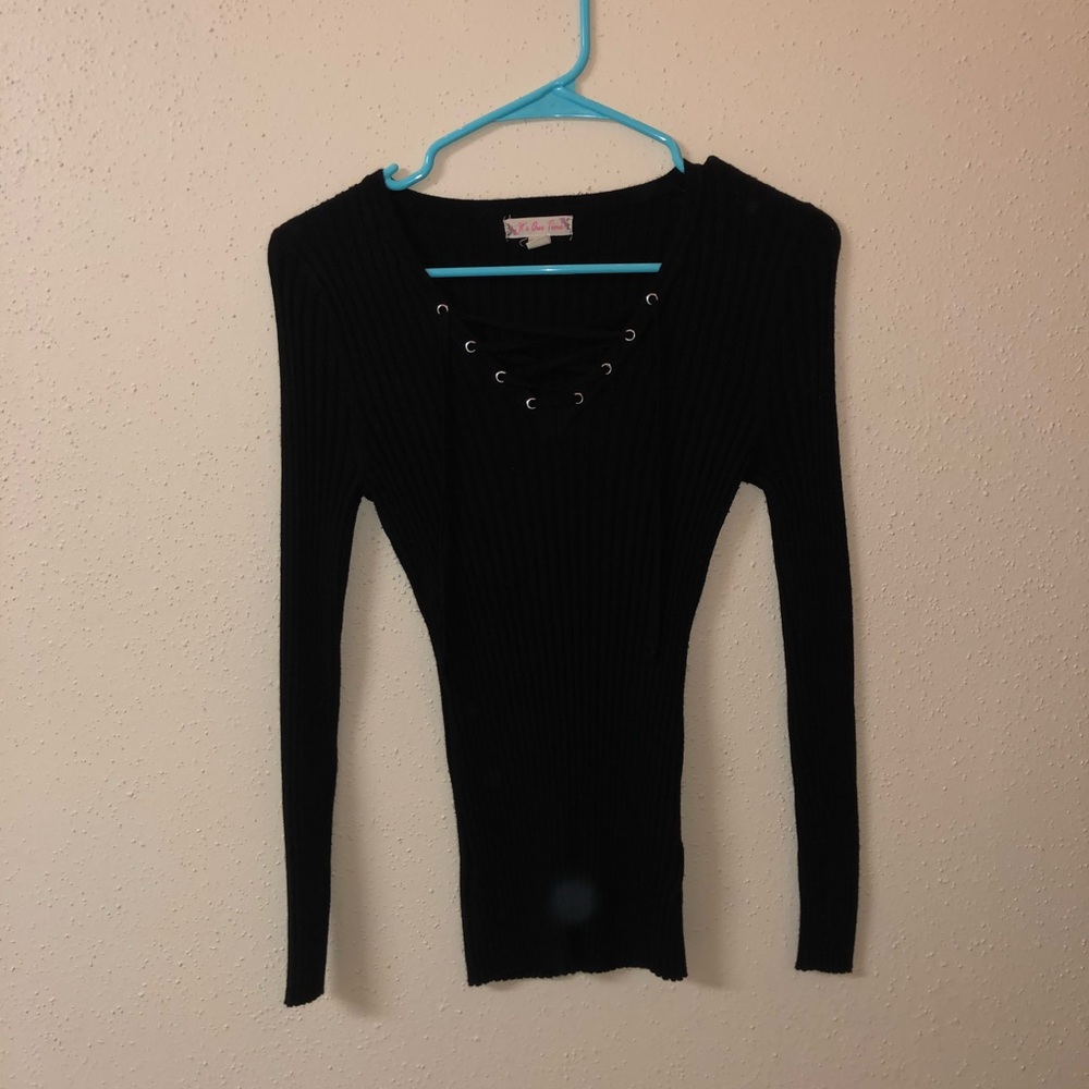 Black sweater